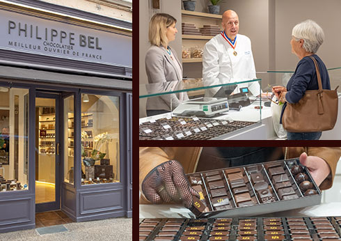 フィリップ・ベルの作業風景