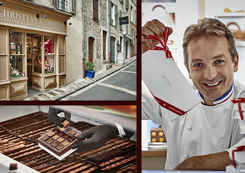 クリスチャン・カンプリニの作業風景