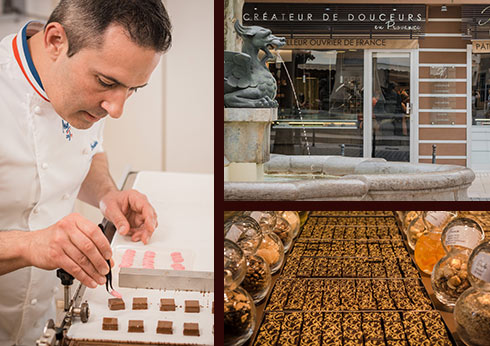 フレデリック・アヴェッカーの作業風景